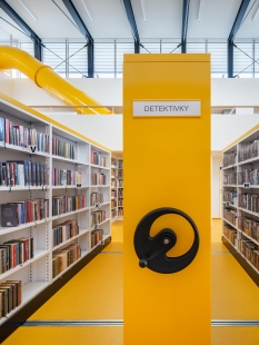 Knihovna města Olomouce, pobočka Kotelna - foto: Studio Flusser