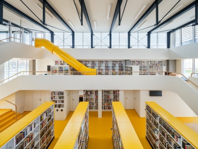 Knihovna města Olomouce, pobočka Kotelna - foto: Studio Flusser