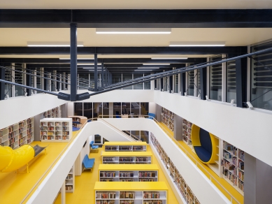 Knihovna města Olomouce, pobočka Kotelna - foto: Studio Flusser