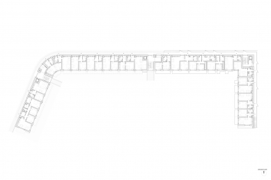 Apartment Building Panorama South - Ground floor plan - foto: RIVIERA architekti