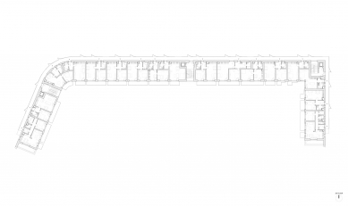 Apartment Building Panorama South - Floor plan 3rd floor - foto: RIVIERA architekti