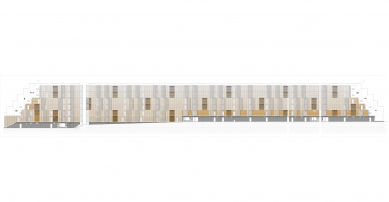 Apartment Building Panorama South - <Northern view> - foto: RIVIERA architekti