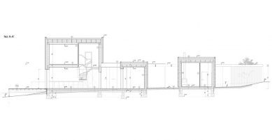 Family house with an atelier and a conservatory - <A>Section A</A> - foto: RO_aR architects