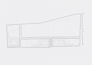 Reconstruction of the courtyard complex at Dolní náměstí 33 - <translation>Plywood layout</translation> - foto: LBNK architekti