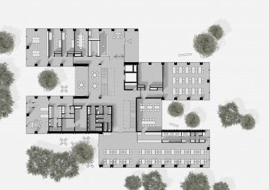 Administrative Building Era - Floor plan 1st floor  - foto: Bíza architekti