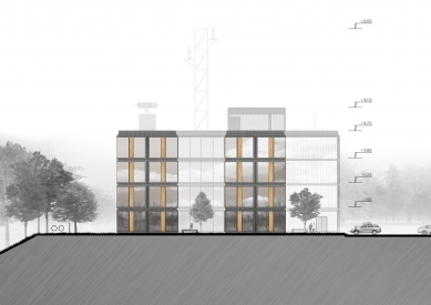 Administrative Building Era - Eastern Perspective - foto: Bíza architekti