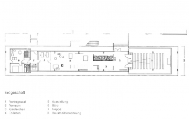 <Eternitový dům>Eternit house</Eternitový dům> - Ground floor plan