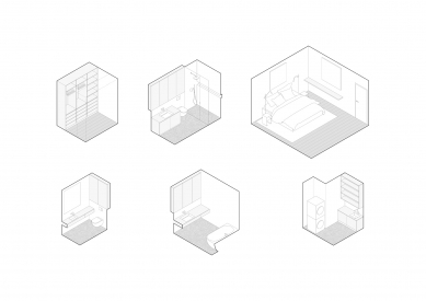Flat white - Axonometrie - foto: edit! architects 