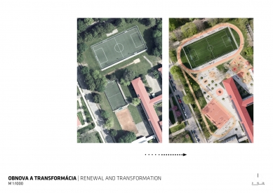 Reconstruction of the School Campus of Primary School with Kindergarten K. Mahra Trnava - Original and new state - foto: Šercel Švec architekti