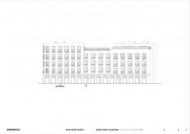 Apartment Block Nové Lauby - Northwest view - foto: znamení čtyř-architekti