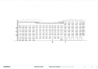 Apartment Block Nové Lauby - Northeast view - foto: znamení čtyř-architekti