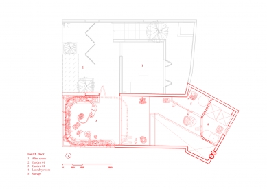 TH+ house - Půdorys 5NP