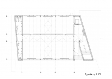 L 14 - Floor plan of a typical level - foto: Kuklica Smerek