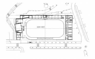 Zimní stadion v Hronově - Situace - foto: David Chmelař