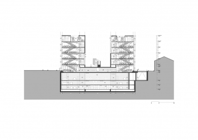 Energia de Portugal Headquarters - <div>Příčný řez</div>
<div>Cross-section</div> - foto: ELEMENTAL