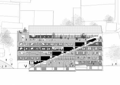 Reconstruction of City Hall in Přerov - <translation>Axonometry</translation> - foto: atelier gram