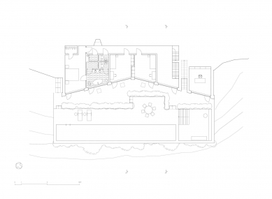 House V - Floor plan 1st basement - foto: Tham & Videgård Arkitekter