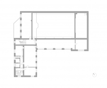 Kindergarten Pozořice Workers' House - Floor plan – original state