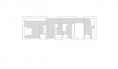 House in Čakovice - Floor plan 2nd floor