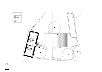 Dům Golgota - Level 1 - foto: Floret Arquitectura