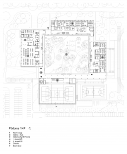 Lošbates Primary School - Floor plan 1st floor
