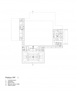 Lošbates Primary School - Floor plan 1st basement