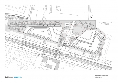 Administrative Complex Hagibor Office Europe Centre - Situation - foto: Bogle Architects s.r.o.