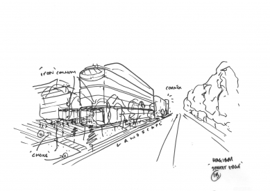 Administrative Complex Hagibor Office Europe Centre - <translation>Sketch</translation> - foto: Bogle Architects s.r.o.