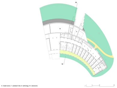 Středisko ekologické výchovy Sluňákov - Půdorys 2.np - foto: © Projektil architekti