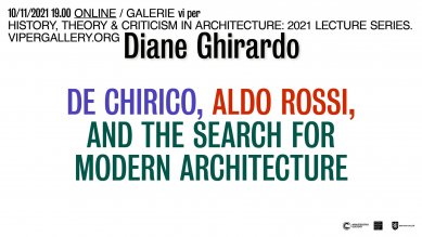 Diane Ghirardo: De Chirico, Aldo Rossi - online přednáška v Galerii VI PER