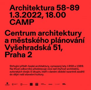 Architektura 58-89 - křest knihy a zahájení výstavy v CAMPu