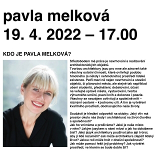 Pavla Melková: Architektura reciprocity - přednáška na FUA TUL