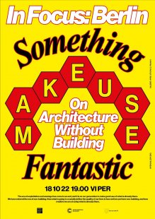 Elena Schütz: On Architecture Without Building