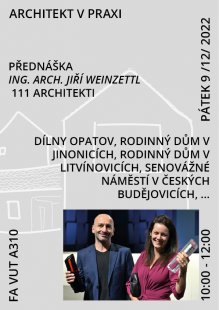 atelier 111 architekti - přednáška na FA VUT