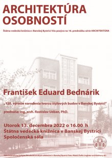 Rastislav Udžan: F.E.Bednárik - architektúra osobností