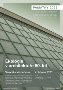 Veronika Vicherková – Ekologie v architektuře 80. let