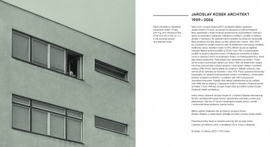 Jaroslav Kosek Architekt 1909-2006 - prezentace knihy na ŠA AVU