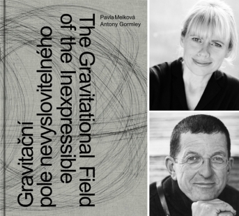 P.Melková, A.Gormley: Gravitační pole nevyslovitelného - The Gravitational Field of the Inexpressible (book cover); Pavla Melková; Antony Gormley (photo: Lars Gundersen)