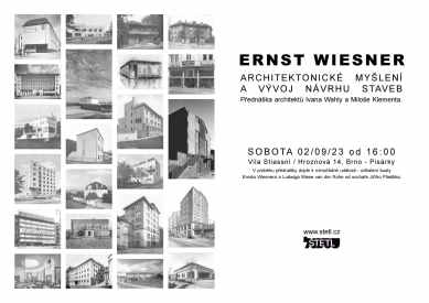 Ernst Wiesner – architektonické myšlení a vývoj návrhu staveb