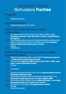 Symposium in honor of Bohuslav Fuchs at the Brno MCMA