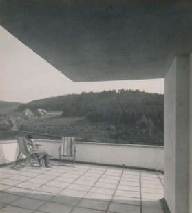 Ladislava Horňáková: Bohuslav Fuchs in Luhačovice - foto: MuMB-ODA