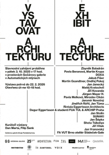 Vystavovat architekturu -  výstava v Gočárově galerii