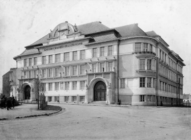 Antonín Blažek (1874-1944) - architekt Brna a Hodonína - Obecná a měšťanská škola chlapecká a dívčí v Králově Poli (1912-1914) - foto: okolo 1914