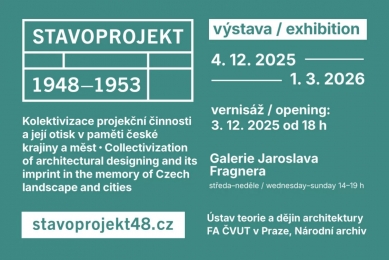 Stavoprojekt 1948-1953 - výstava v GJF