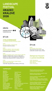 Landscape festival Hradec Králové 2026 - invitation