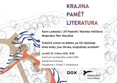Ivar Otruba, landscape architect - book presentation at DOX