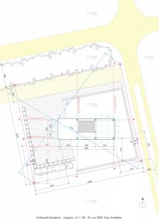 Field Chapel in Boedigheim by students of IIT - Situace