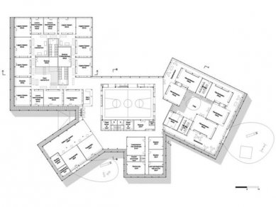 Vítězný návrh školního areálu v Belgii od NL Architects