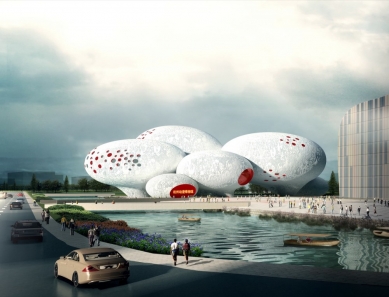 Muzeum komiksu v čínském Hangzhou od MVRDV - foto: MVRDV