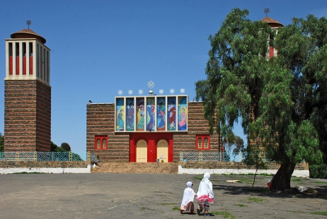 Asmara náboženská - Enda Mariam ortodoxní křesťanská katedrála, 1939 - foto: Adam Lacina